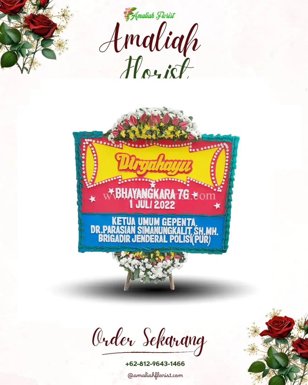 Papan Bunga HUT Ulang Tahun Cabeankunti